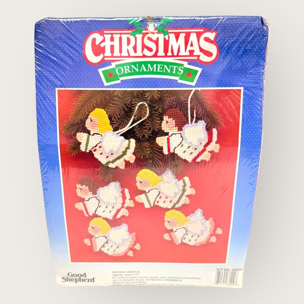 Vintage 1990s Good Shepherd Holiday Angels Christmas Ornaments Kit